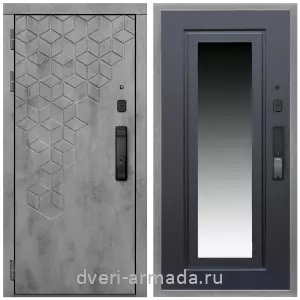Входные двери со вставками, Дверь входная Армада Квадро МДФ 16 мм Kaadas K9 / МДФ 16 мм ФЛЗ-120 Венге