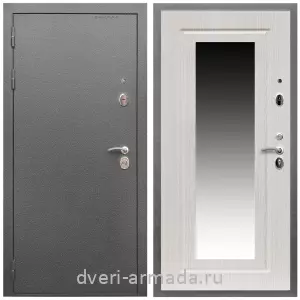 Входные двери со вставками, Дверь входная Армада Оптима Антик серебро / МДФ 16 мм ФЛЗ-120 Дуб белёный