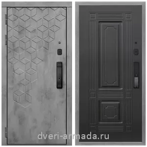 Готовые входные двери, Дверь входная Армада Квадро МДФ 16 мм Kaadas K9 / МДФ 16 мм ФЛ-2 Венге