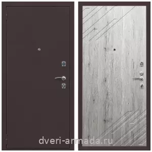 Антивандальные, Антивандальная металлическая  дверь входная Армада Комфорт Антик медь / ФЛ-143 Рустик натуральный