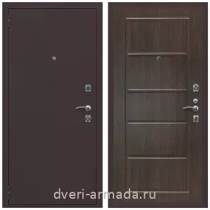 Антивандальные, Антивандальная металлическая  дверь входная Армада Комфорт Антик медь / ФЛ-39 Венге