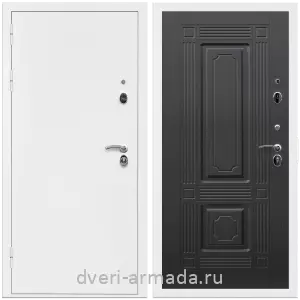2 контура, Дверь входная Армада Оптима Белая шагрень / МДФ 6 мм ФЛ-2 Венге