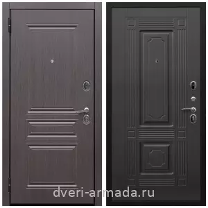 Двери МДФ для квартиры, Дверь входная Армада Экстра ФЛ-243 Эковенге / ФЛ-2 Венге