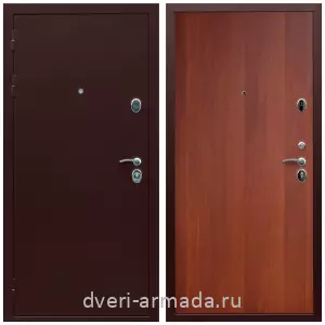 Одностворчатые входные двери, Дверь входная металлическая Армада Люкс Антик медь / ПЭ Итальянский орех