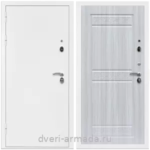 Входные двери Верона, Дверь входная Армада Оптима Белая шагрень / МДФ 10 мм ФЛ-242 Сандал белый