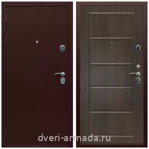 Антивандальные для квартир, Дверь входная Армада Люкс Антик медь / ФЛ-39 Венге с шумоизоляцией с замками высокого класса