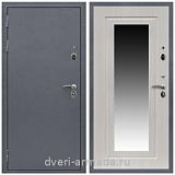 С зеркалом и шумоизоляцией, Дверь входная Армада Лондон Антик серебро / ФЛЗ-120 Дуб беленый