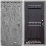 Дверь входная Армада Квадро Бетон тёмный / ФЛ-242 Эковенге