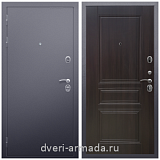 Дверь входная железная Армада Люкс Антик серебро / ФЛ-243 Эковенге красивая с порошковым покрытием 