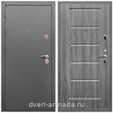 Входные двери толщиной 80 мм, Дверь входная Армада Оптима Антик серебро / ФЛ-39 Дуб Филадельфия графит 