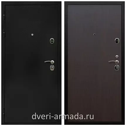 Дверь входная Армада Престиж Черная шагрень / ПЭ Венге