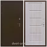 Дверь входная уличная в дом Армада Термо Молоток коричневый/ ФЛ-39 Дуб филадельфия крем для дачи эконом класса