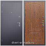 Дверь входная металлическая утепленная Армада Люкс Антик серебро / ФЛ-140 Морёная береза двухконтурная