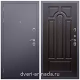 Дверь входная Армада Люкс Антик серебро / ФЛ-58 Венге