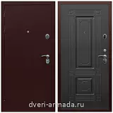 Дверь входная Армада Люкс Антик медь / ФЛ-2 Венге